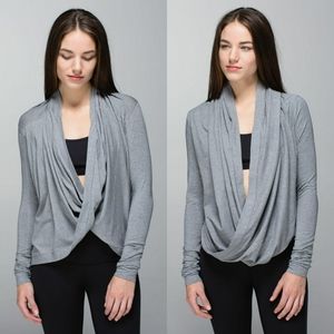 LULULEMON Iconic Wrap In Heathered Medium Gray 4.
